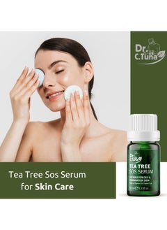 FARMASI FARMASI Dr. C. Tuna Tea Tree Serum, Skin Care Serum Spot Treatment Targets Redness, Bumps, Acne, Dry Itchy Skin, Repairs, and Hydrates Skin, Natural Full Body Skincare Support, 0.33 fl.oz 10 ml  - Image 5