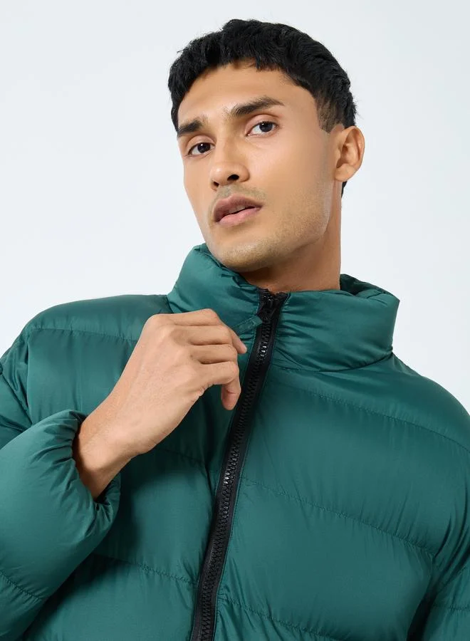 Styli  Styli Men Oversized Puffer Jackets for Men | Best Price UAE