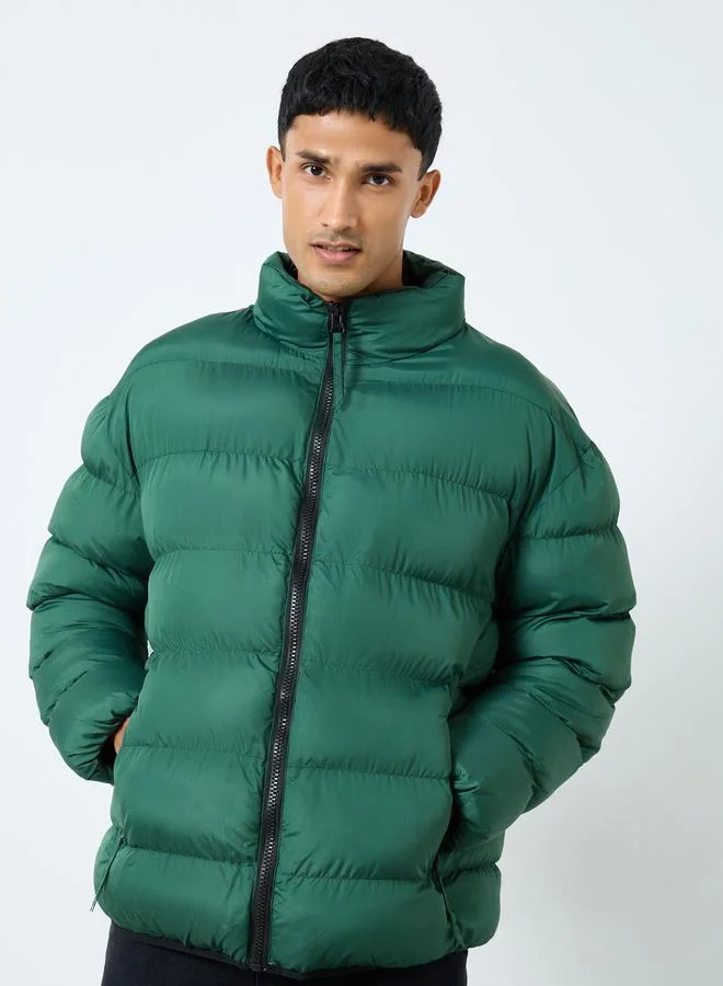 Styli  Styli Men Oversized Puffer Jackets for Men | Best Price UAE