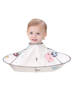 Aethland Aethland Kids Haircut Cape Hair Cutting Cape, Barber Cape Waterproof Foldable Umbrella Hair Catch Haircut Cape｜Kids Hair Styling Cutting Cape (Bear)  - Image 1