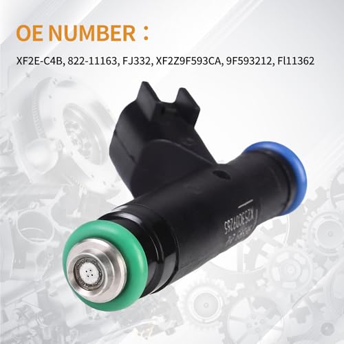 AISHAN Set of 6 Fuel Injectors XF2EC4B Injector for Ford Taurus 2003 2004 Windstar Ranger 2002 2003 for Mustang 20022004 V6 30L 38L 82211163 FJ332 XF2Z9F593CA 9F593212 4 Holes - Image 3