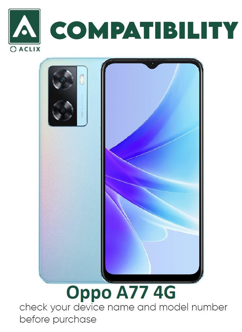 ACLIX 3 Pieces Antistatic ESD Dustproof Premium Quality High Definition Tempered Glass Screen Protector Designed For Oppo A77 4G - Image 3