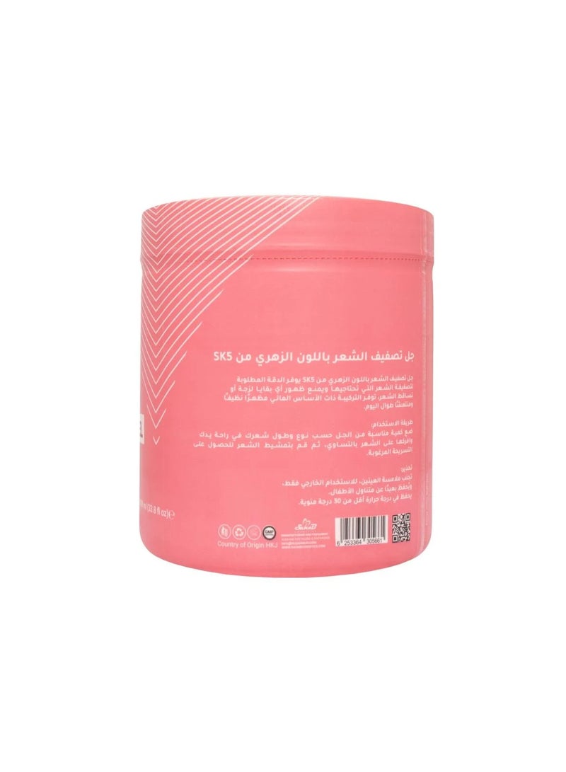 SK5 COSMETICS Pink Hair Styling Gel 1000ml - Image 2