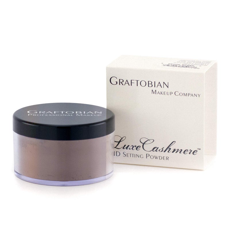 Graftobian HD LuceCashmere Setting Powder (0.7 oz) - No FlashBack, Matte, Silky Smooth Finish (Chocolate Mousse, .7 oz) - Image 2