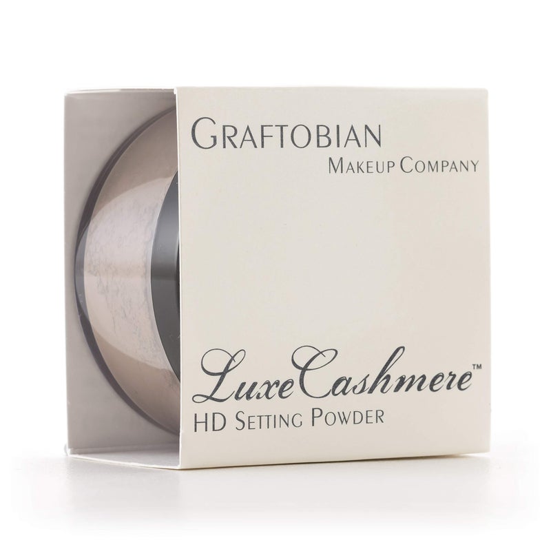 Graftobian HD LuceCashmere Setting Powder (0.7 oz) - No FlashBack, Matte, Silky Smooth Finish (Chocolate Mousse, .7 oz) - Image 1