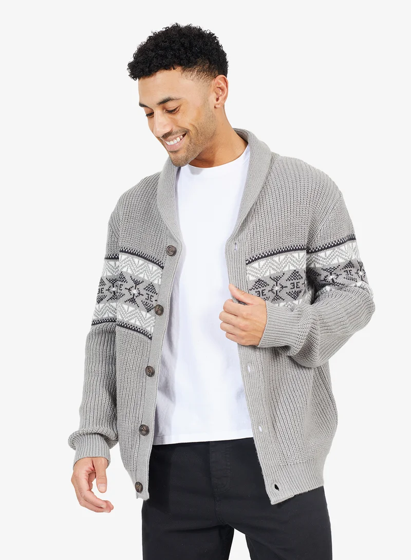BRAVE SOUL Buttoned Cardigan