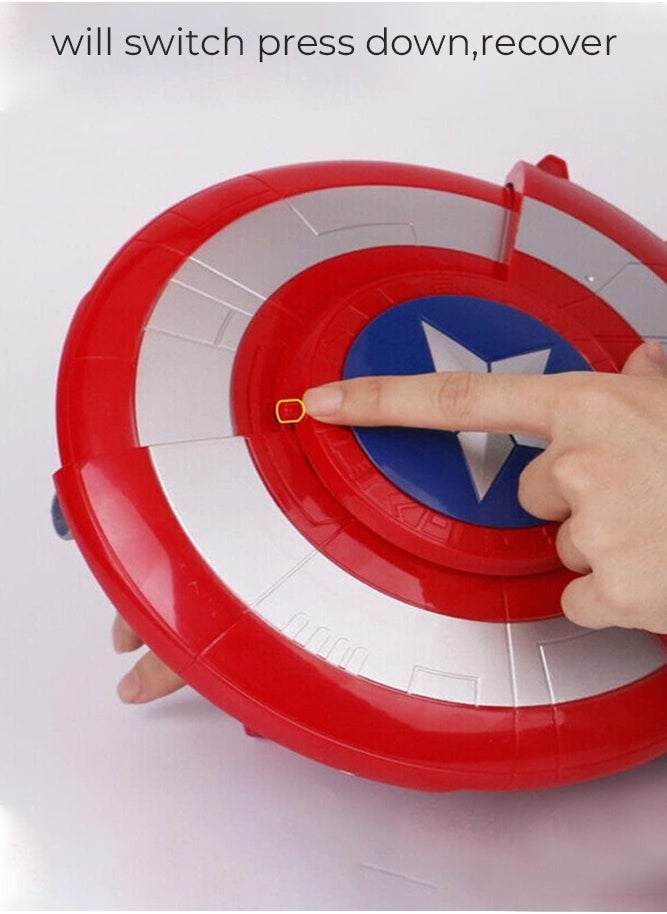 BELLSBERRY - Marvel Avengers Captain America Shield Launcher Unleash Action Packed Roleplay with This Iconic Toy Gun - Image 1