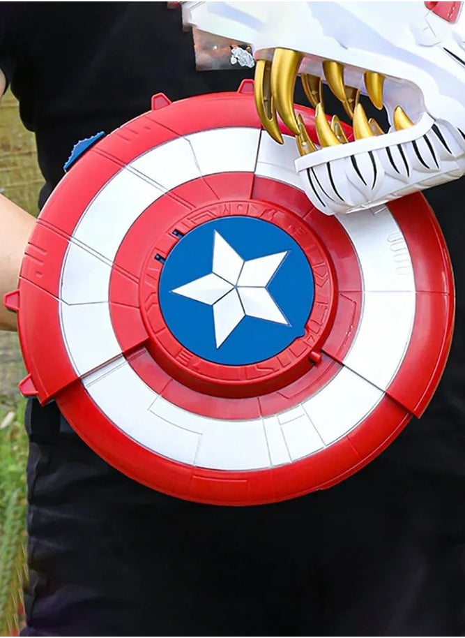 BELLSBERRY - Marvel Avengers Captain America Shield Launcher Unleash Action Packed Roleplay with This Iconic Toy Gun - Image 1
