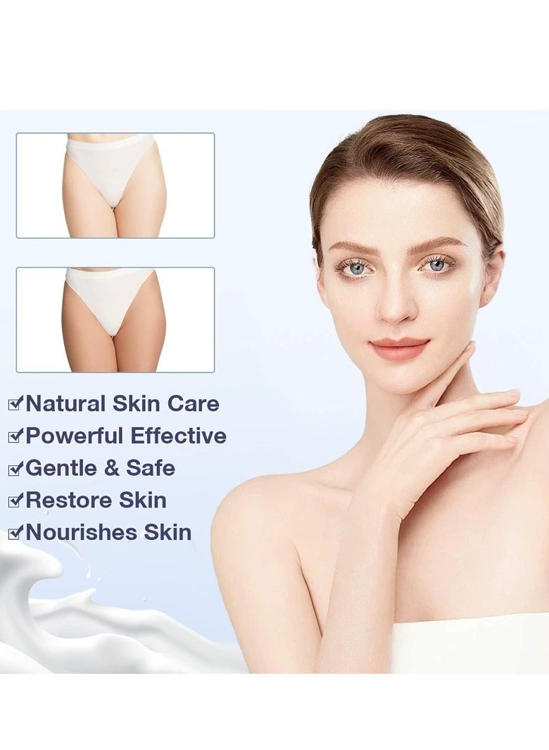 Fly Leaf Skin Lightening Cream for Intimate Areas – Vitamin C Dark Spot Remover for Underarms, Knees, Elbows & Bikini Line 30ml - Image 3