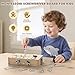 Vanplay Busy Board Toys for 3 4 5 Year Olds Boy Birthday Gifts Montessori Toys for 3 Year Old Screwdriver Board Set with Lock and Key Wooden Kid Tool Set Educational Learning Toys for Kids 36 - Image 4