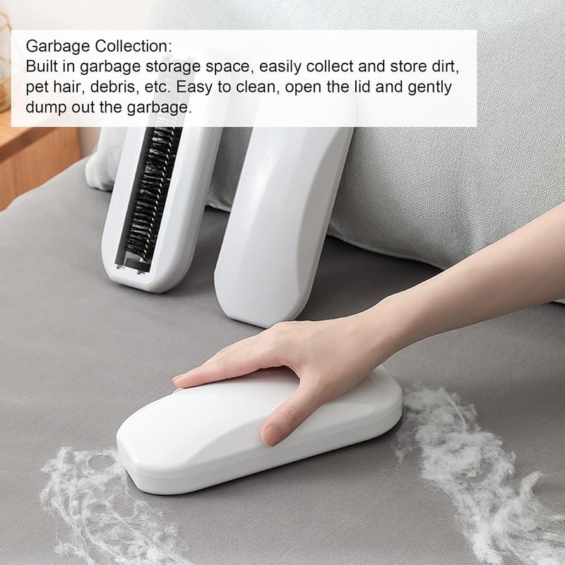 klarako Reusable Handheld Crumb Sweeper Home Soft Hair Debris Collector for Table Bed Sheet Clothes Sofa - Image 2