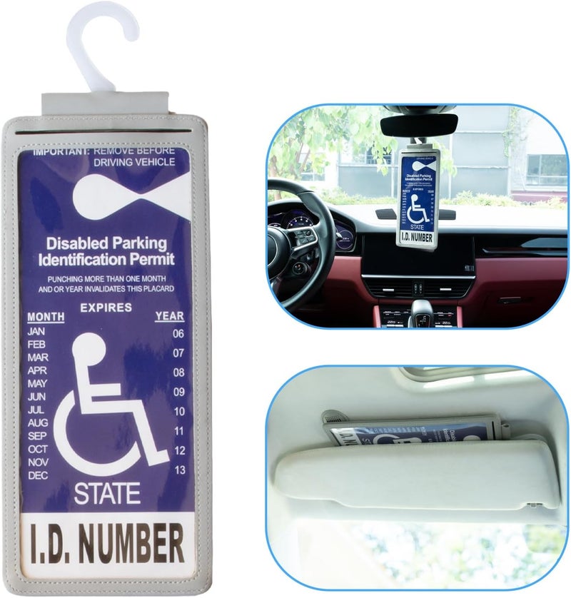 Yuoyar Ultra Transparent Handicap Placard Holder - Image 1