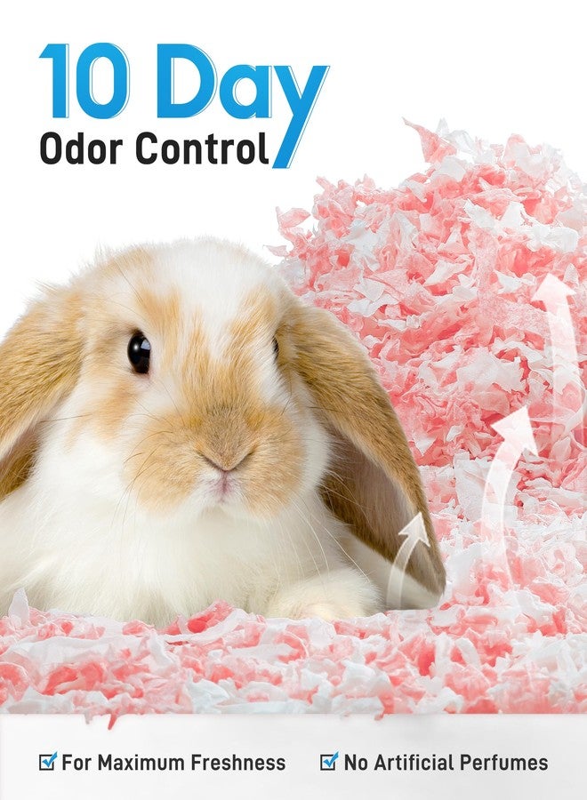 BUCATSTATE Hamster Bedding 70L, 99% Dust-Free Guinea Pig Bedding Odor Control Paper Bedding, Cozy Small Animal Bedding for Rabbit Rat Syrian Dwarf Hamsters Gerbils (Pink) - Image 5