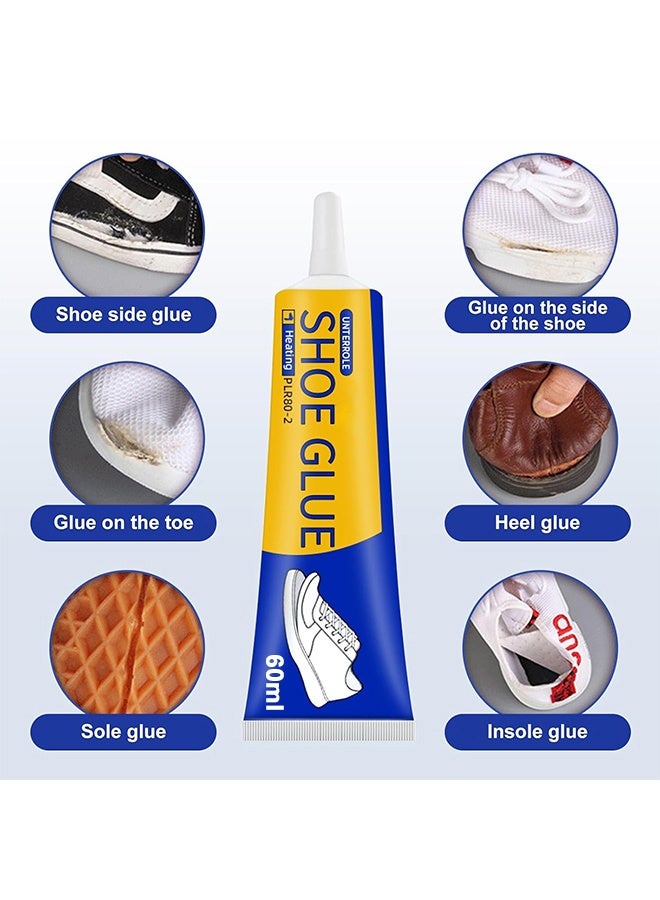 Ocean Shoe Glue Strong, Slow-Drying Transparent Shoe Repair Glue, Waterproof, Non-Hardening Glue for Shoes, Sole and Upper Repair Glue, Shoes Glue for Repairing Shoes, Boots, Leather（60ml） - Image 2