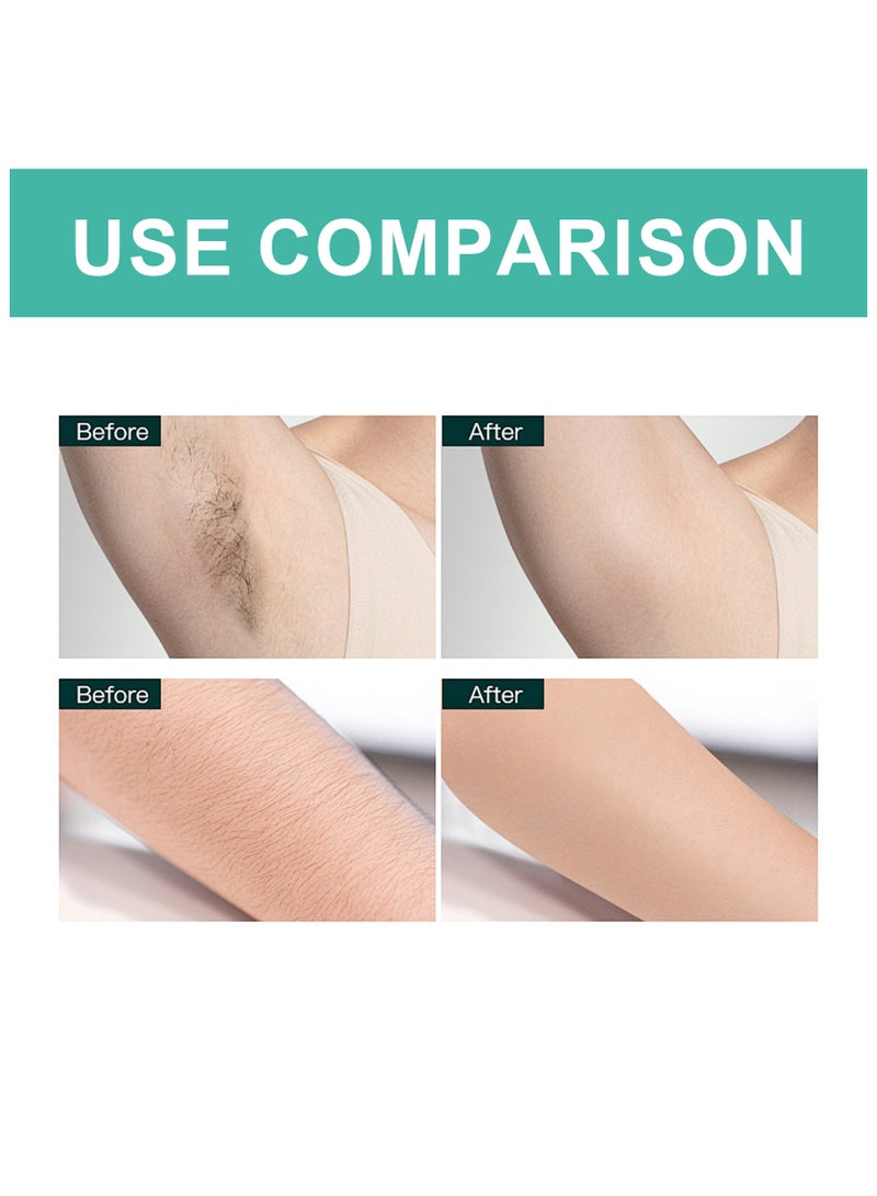 WEST MONTH 40PCS Waxing Strips For Hair Removal with 10PCS Soothing Wipes Hair Remove Wax Paper Depilating Papers Hair Removal Accessories For Face Legs Arms Underarm Body Wax Strips Hair Removal For Men & Women - Image 3