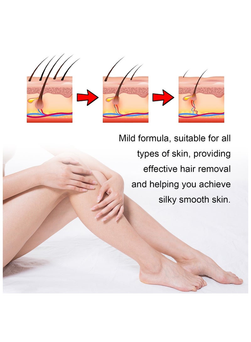 WEST MONTH 40PCS Waxing Strips For Hair Removal with 10PCS Soothing Wipes Hair Remove Wax Paper Depilating Papers Hair Removal Accessories For Face Legs Arms Underarm Body Wax Strips Hair Removal For Men & Women - Image 4