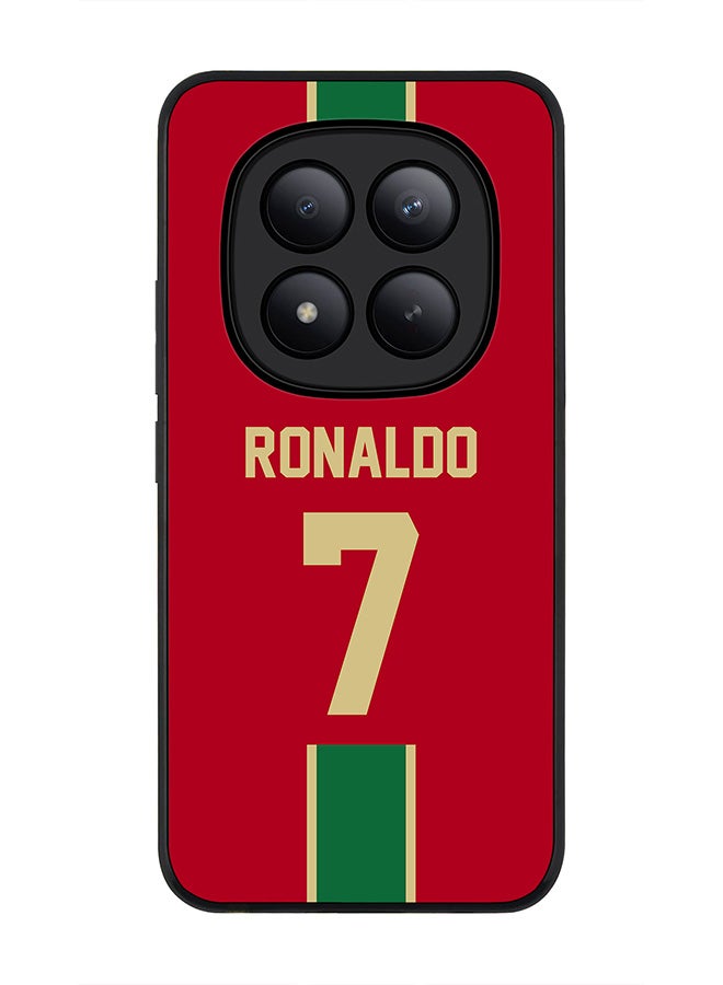 For Xiaomi Redmi Note 15 Pro+ / Poco M8 Pro Case,Slim fit Camera Protection, Shockproof Thin Phone cover  - Football - Portugal,  Ronaldo