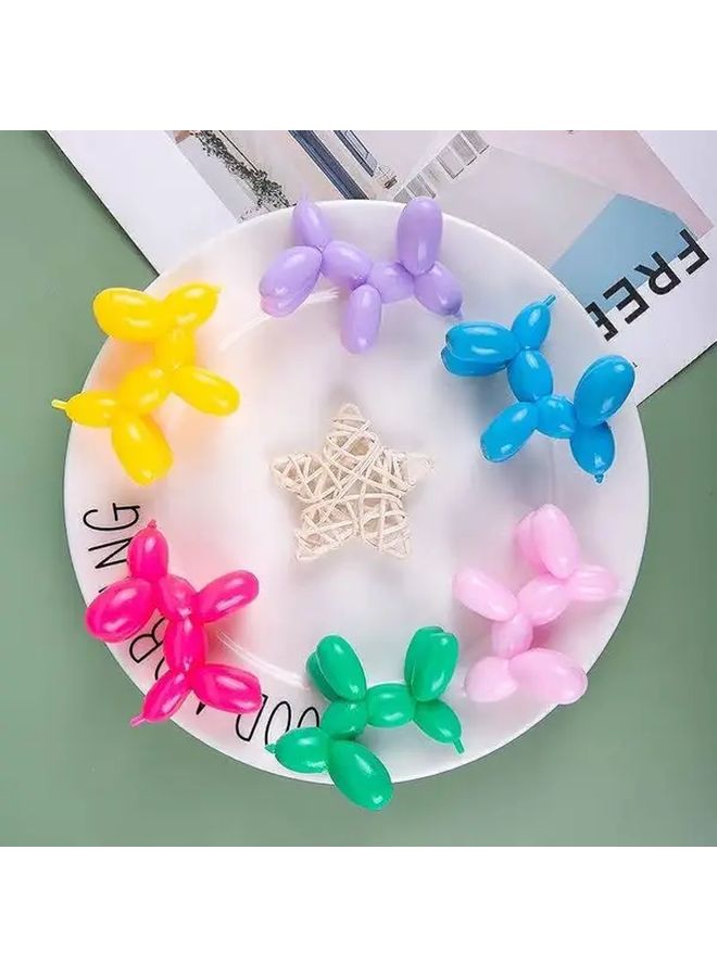 Random Color Dye 1pc Standing Balloon Dog Squeeze Toy Cute Fidget Stress Relief Gift - Image 4