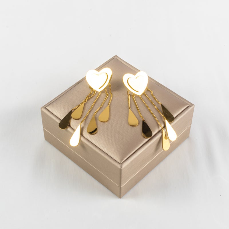 Golden Stainless Steel Earring