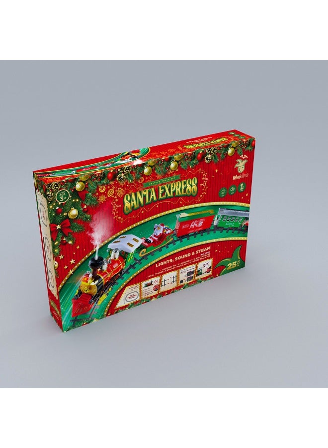 ماد_تويز SANTA EXPRESS TRAIN WITH STEAM, SOUND AND LIGHT - Image 1