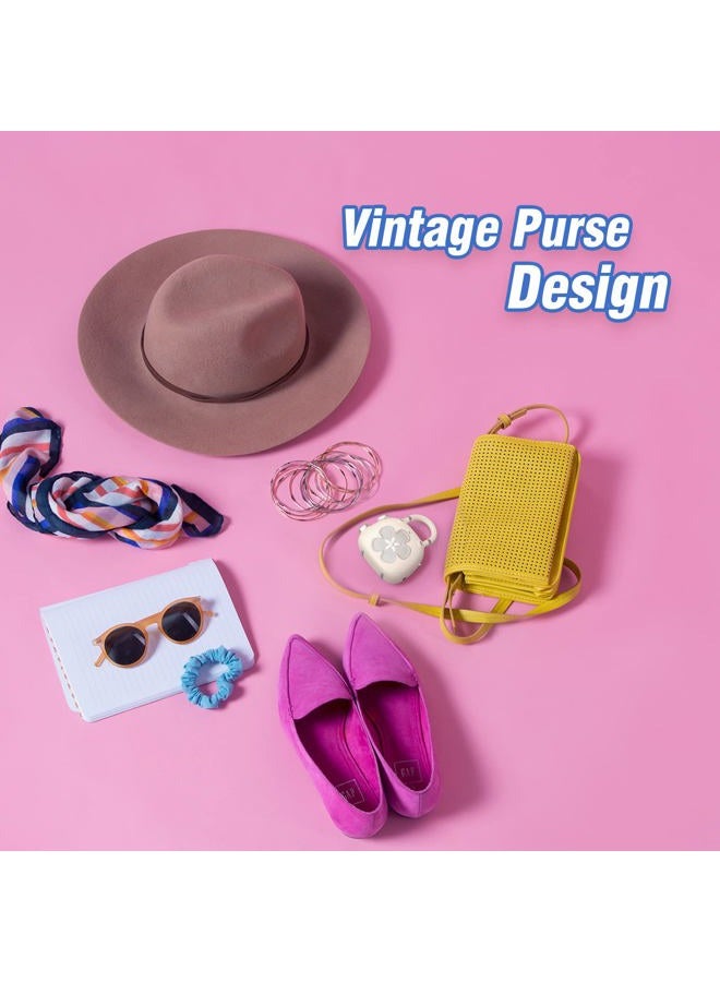 Doss Candy Mini Bluetooth Speaker - Women's Bag Charm, 2-in-1 Wireless Portable Speaker Keychain for Purse, for Girlfriend/Wife/BFF, Pastel Colors - Pink  - Image 5