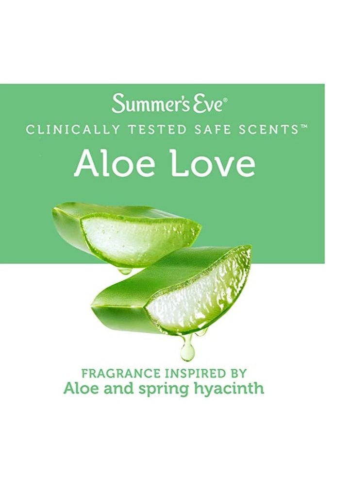 Summer's Eve - Summer s Eve Cleansing Cloths  Aloe Love 16 Count pH Balanced & Gynecologist Tested - Image 1