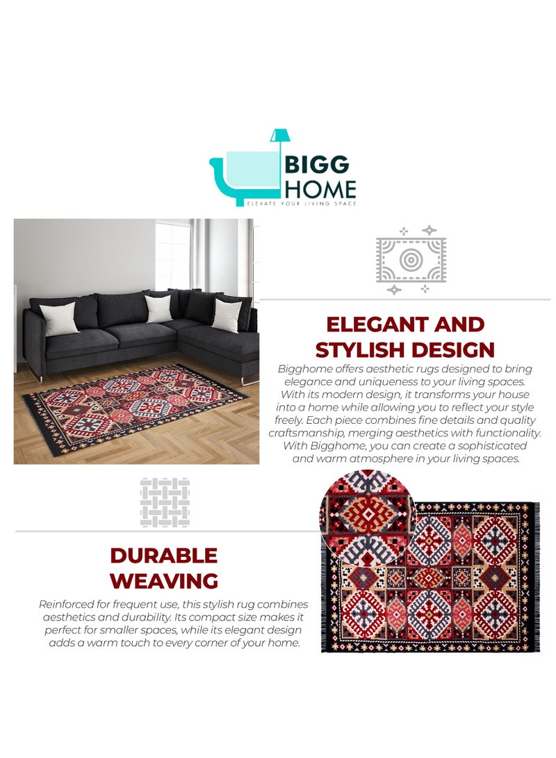 بيج هوم سجادة قابلة للغسيل في الآلة لغرفة المعيشة من **BiggHome SA25EU**، بحجم **47.24 × 70.87 بوصة** - Image 4
