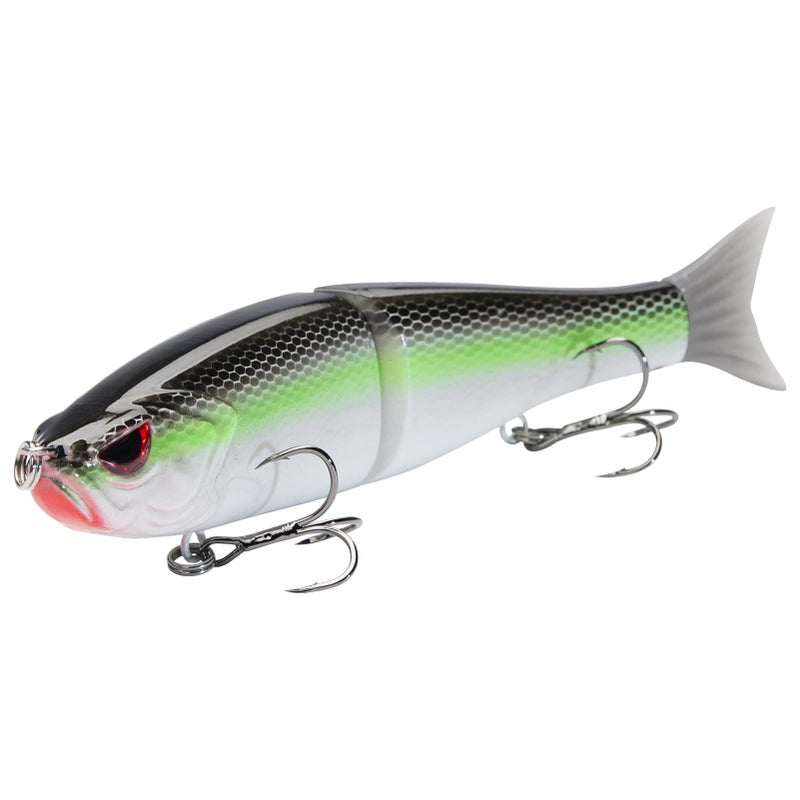 Bassdash SwimShad Glide Baits Jointed Swimbait Bass Pike Salmon Trout Muskie Fishing Lure - Image 1