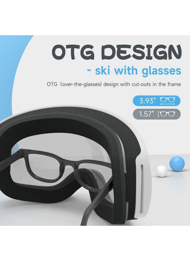 RIOROO - Kids Ski Goggles Snowbaord Goggles For Boys Girls Toddlersover Glasses Otg/Helmet Compatible/Uv Protection - Image 1