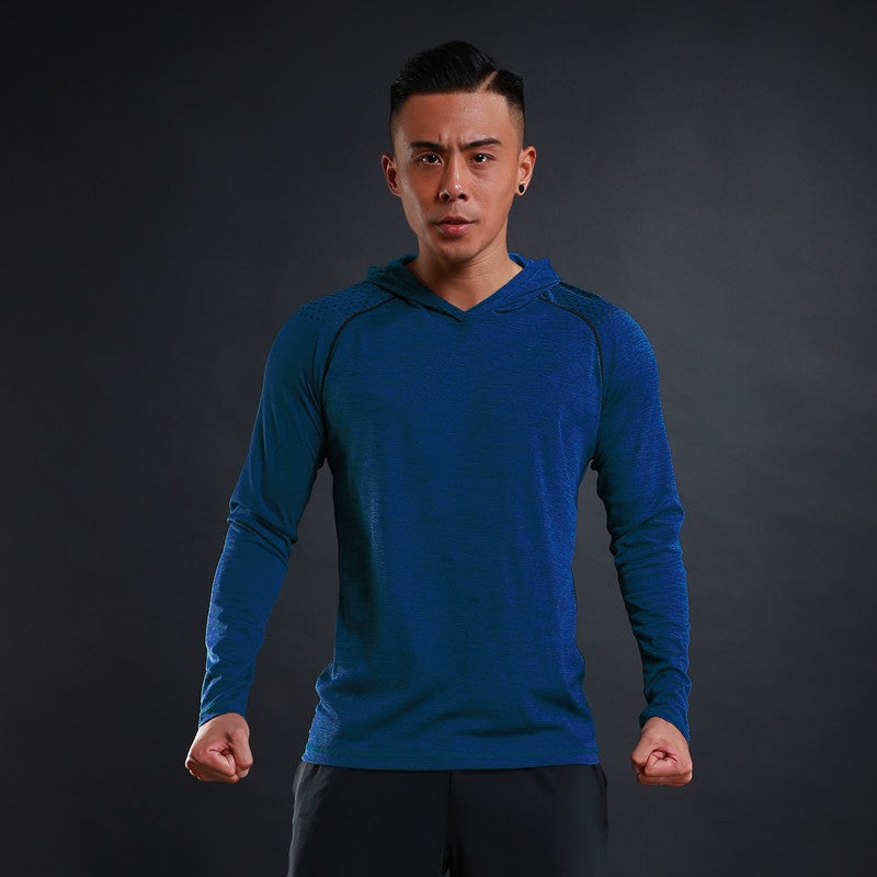 Generic Mens Autumn Winter Long Sleeve T-shirt 1084 Blue