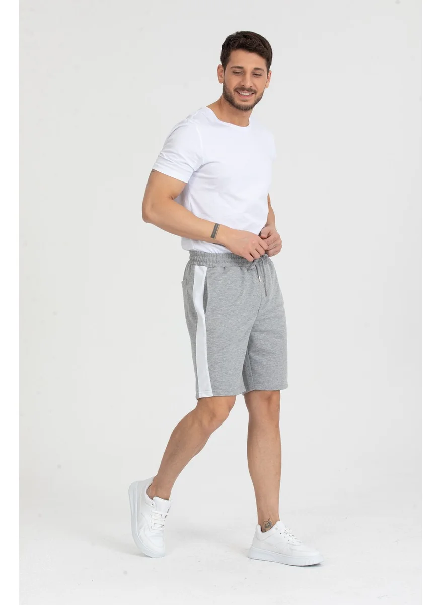 Twenty3 Men's Basic Stripe Detailed Pocket Shorts