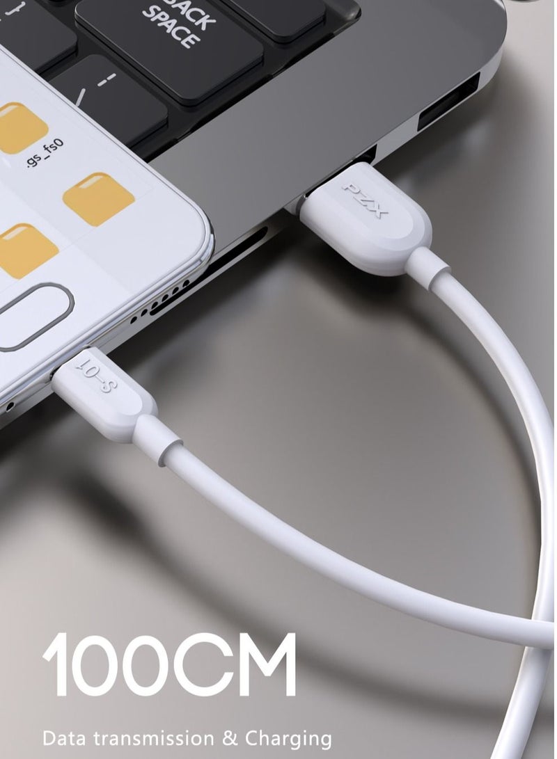 PZX Micro android cable white color 1M phone cable for SAMSUNG XIAOMI - Image 5