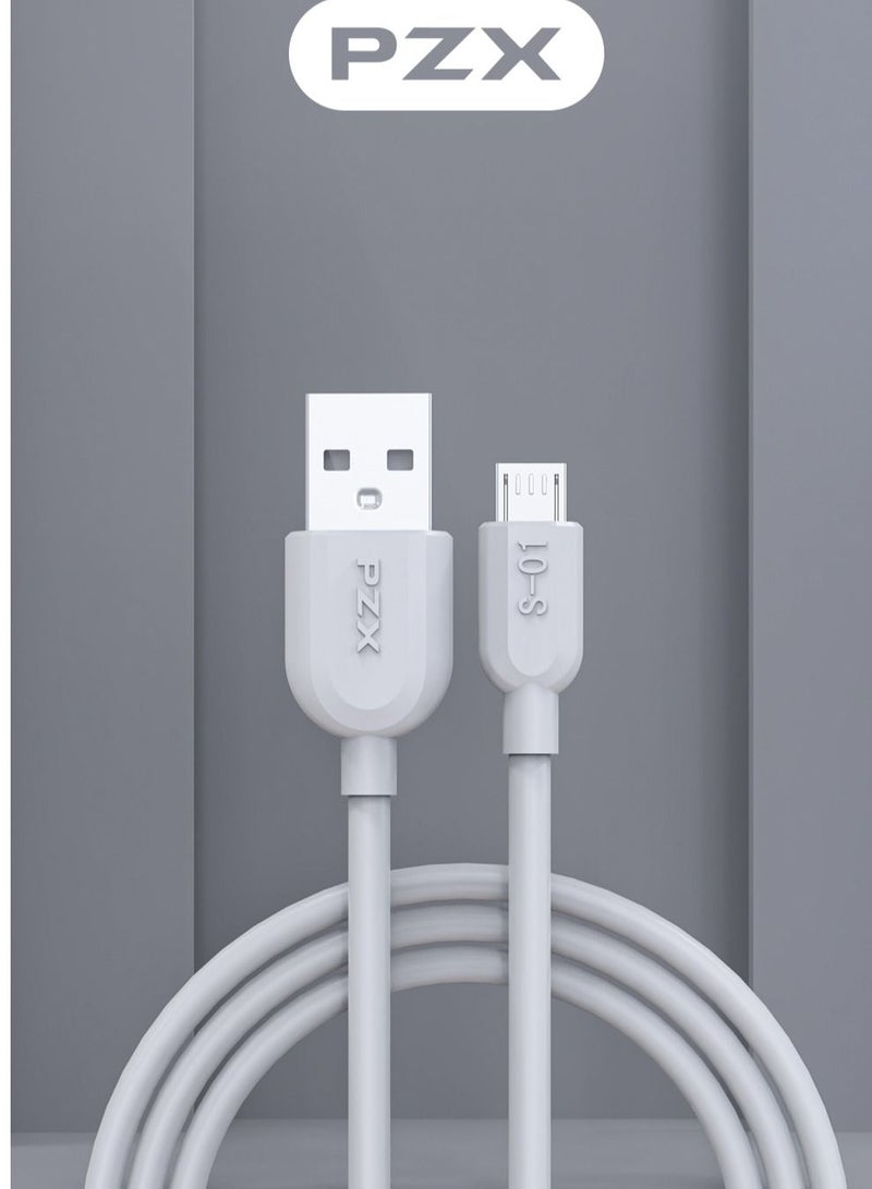 PZX Micro android cable white color 1M phone cable for SAMSUNG XIAOMI - Image 4