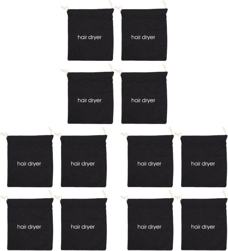 Frcolor FRCOLOR 12 Pcs Hair Dryer Storage Bag Curly Hair Blow Dryer Curling Hair Dryer Waver Hair Tool Hair Dryer Drawstring Bag AntiScratch hairdryerbags Blow Dryer Bag Cloth Bag Cosmetic Bags