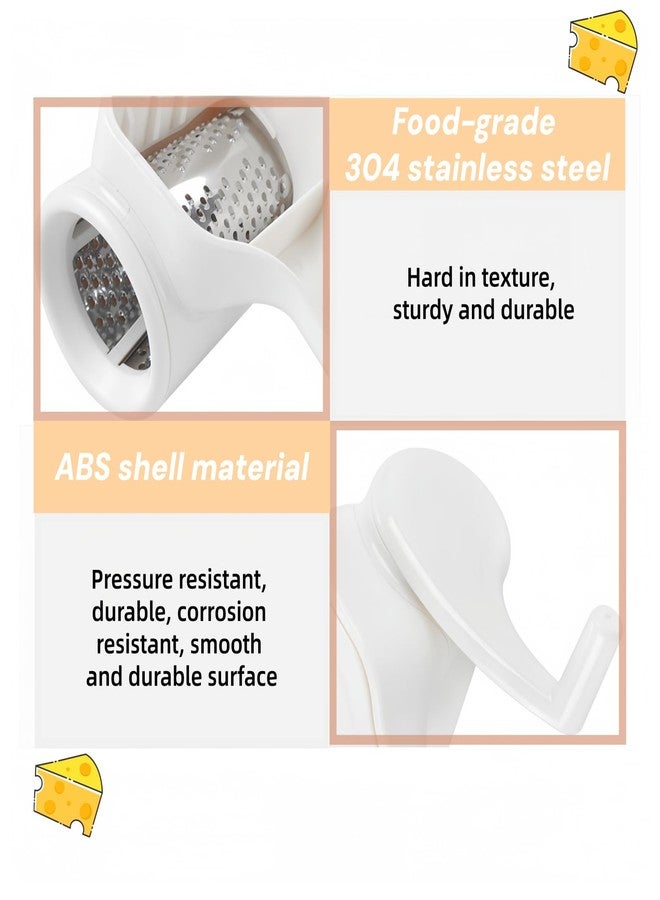 Taoke Hand-Crank Cheese Grater, 304 Stainless Steel Cheese Grinder for Cooking & Baking, Manual Cheese Shredder for Parmesan, Cheddar, Chocolate & Vegetables - Image 5