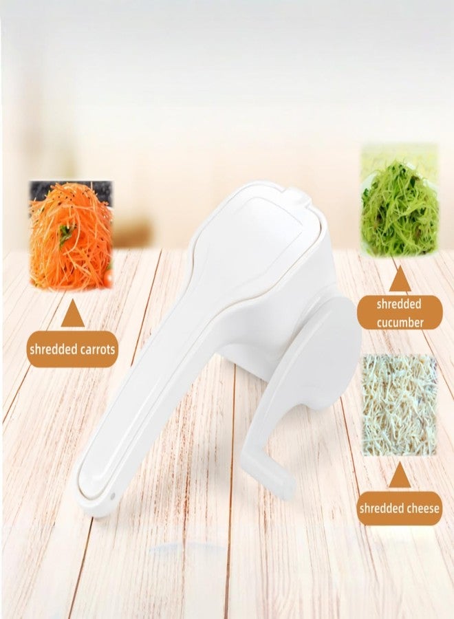 Taoke Hand-Crank Cheese Grater, 304 Stainless Steel Cheese Grinder for Cooking & Baking, Manual Cheese Shredder for Parmesan, Cheddar, Chocolate & Vegetables - Image 3