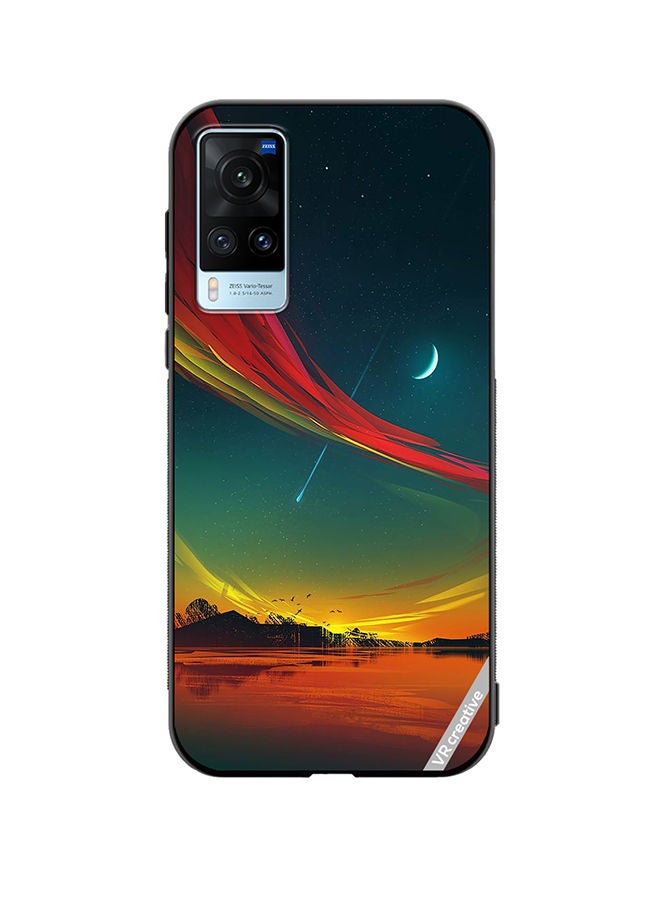 VR CREATIVE Protective Case Cover For Vivo X60 The Moon And The Stars Design Multicolour - Image 1
