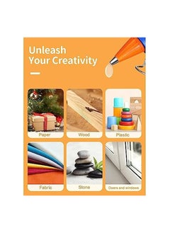 erorex Glue Gun, Mini Hot Melt Glue Gun Kit with 50pcs Glue Sticks for DIY Small Craft Projects & Quick Repair, 20W  - Image 4
