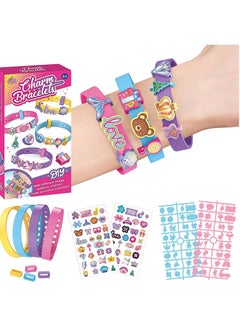 Daytoyz DIY Bracelet Making Kit for Girls, Arts and Crafts for Kids Ages 3 4 5 6 7, Friendship Bracelet Making Kit with Colour Bracelet/Stickers, Girls Birthday Presents for 3 4 5 6 7 Year Old  - Image 1