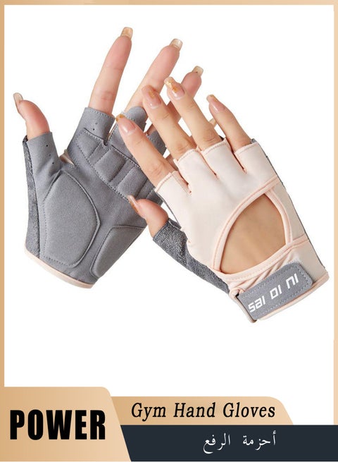 Gym Hand Gloves with Anti-skid and Wear-resistant, Comfortable Exercise Gloves and Breathable Gym Gloves Weight Lifting Gloves