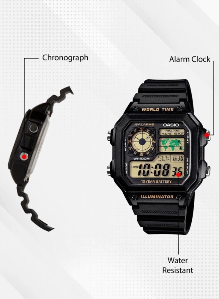 كاسيو ساعة كاسيو AE-1200WH-1BVDF - Image 3