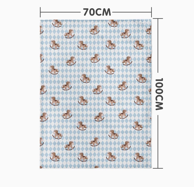 1ST STEP All Season Baby Blanket (Horse, 70 X 100 cms) - Image 2