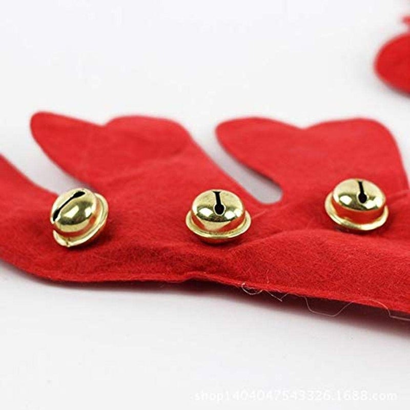 Infispace® Christmas Reindeer Antlers Headband with Bells for Adults (Pack of 1) - Image 3