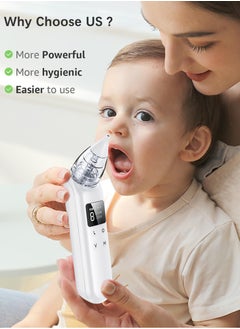 New Rechargeable Baby Nose Cleaner Silicone Adjustable Suction Electric Child Nasal Aspirator Health Safety Convenient Low Noise Baby Nasal Aspirators, Hospital Grade Nose Sucker with 9 Levels Suction - pzsku/Z5C63562B695F6F83BEDCZ/45/_/1740626110/1854b0b9-3d38-4eaa-87f3-956ed05fb60f