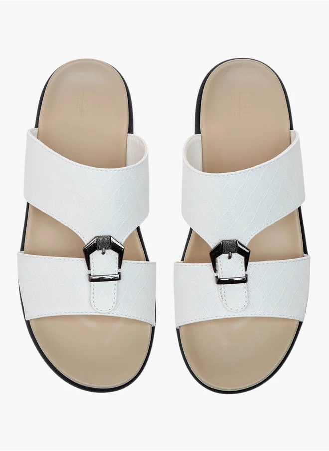 LBL by Shoexpress Buckle Accent Slip-On Arabic Sandals