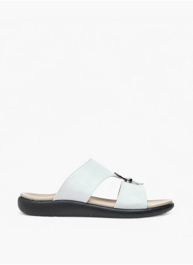 LBL by Shoexpress Buckle Accent Slip-On Arabic Sandals