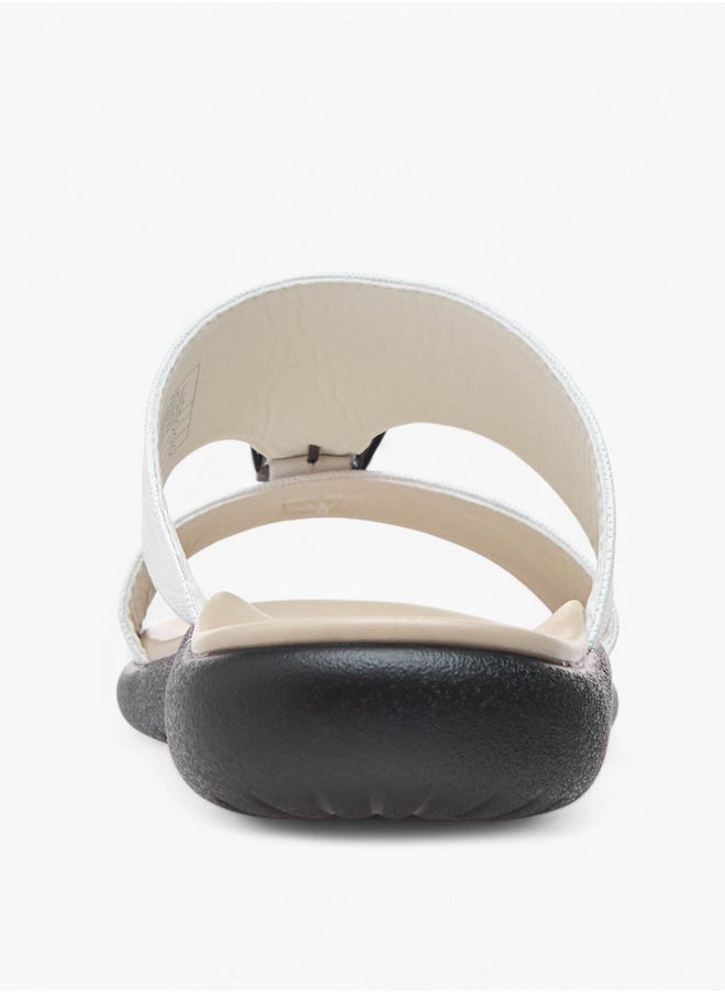 LBL by Shoexpress Buckle Accent Slip-On Arabic Sandals  - Image 4