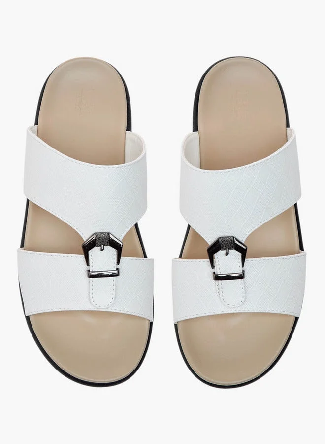 LBL by Shoexpress Buckle Accent Slip-On Arabic Sandals