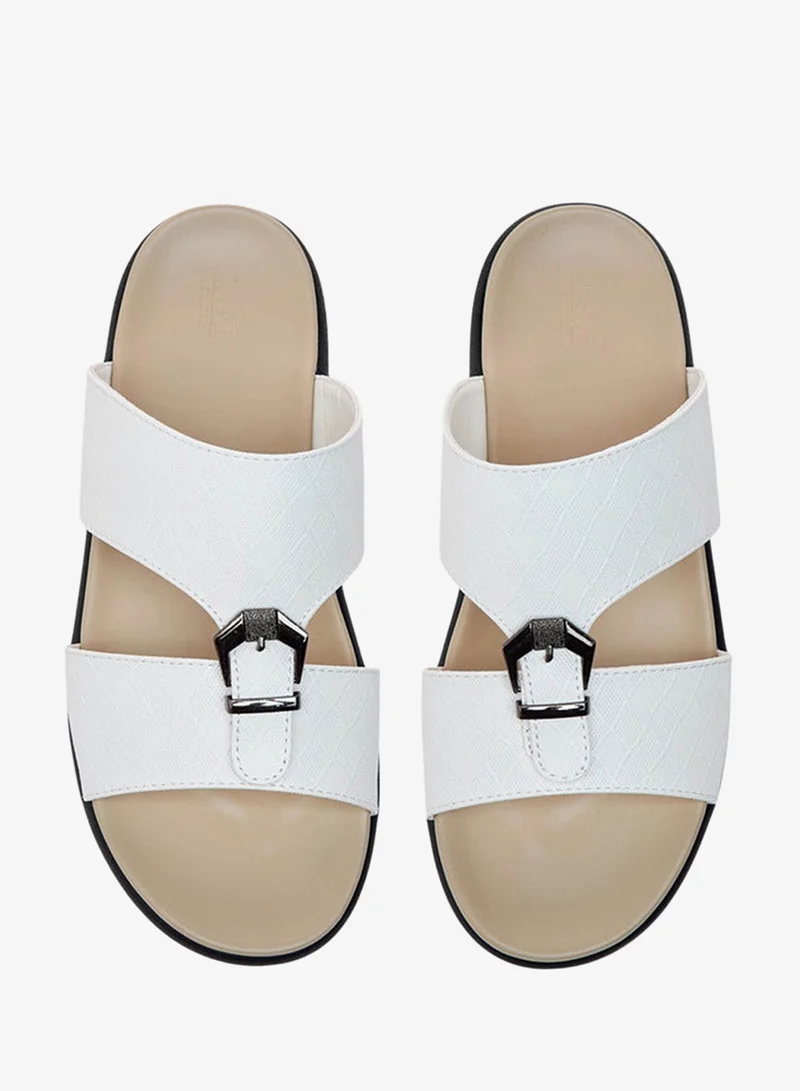 LBL by Shoexpress Buckle Accent Slip-On Arabic Sandals