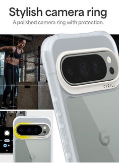 CYRILL Ultra Sheer Google Pixel 9 Case / Pixel 9 PRO Case Cover [Shock-Absorbent] - Clear  - Image 3